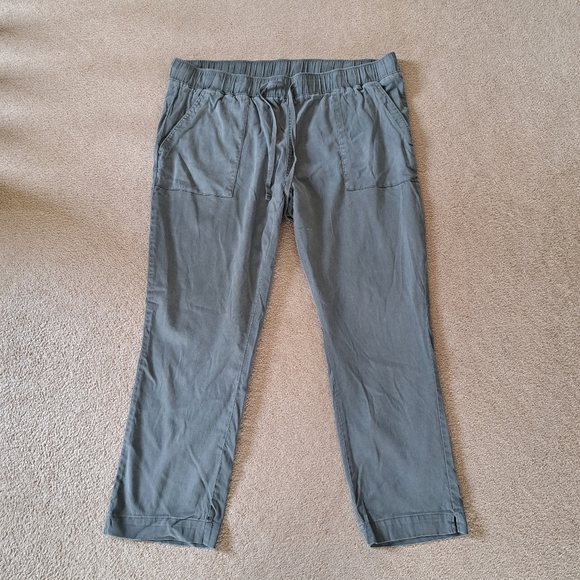 Buffalo David Bitton Tencel Pants Womens XL Grey Pull On Pant - Picture 1 of 11